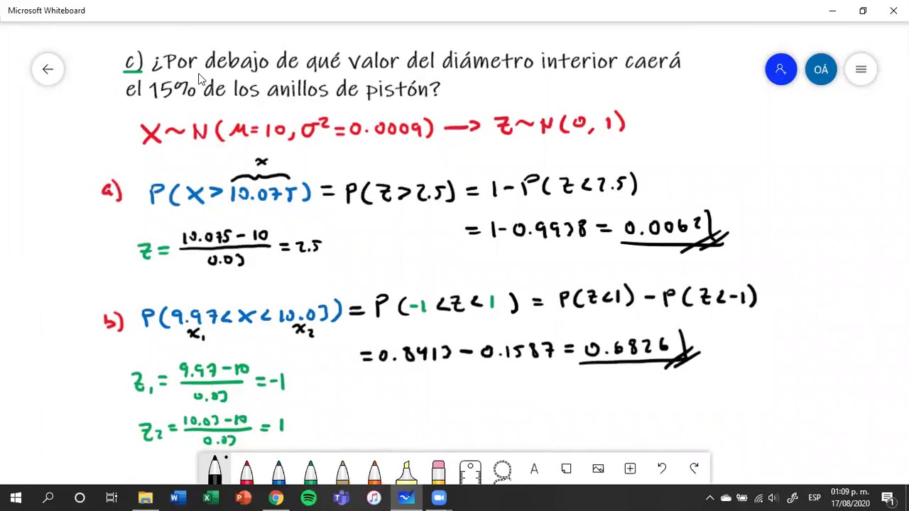 Distribución normal-parte II.