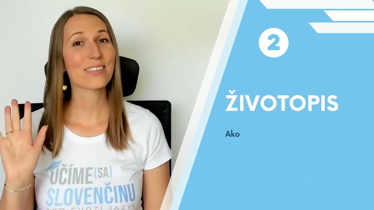 Životopis (obsahové video)