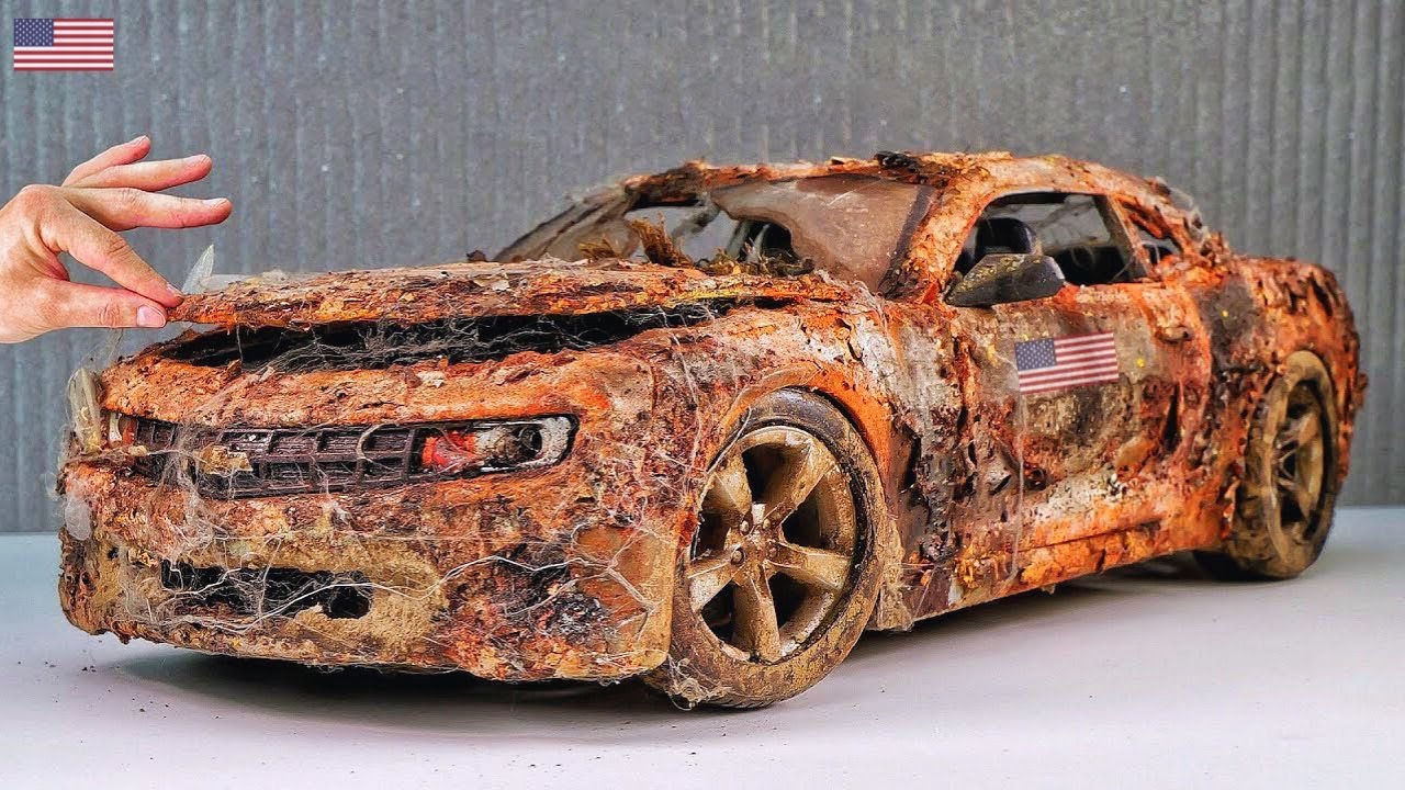 Abandoned Truck Model Restoration  From Mossy Rust Wreck to Showroom Shine