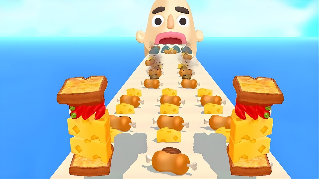Sandwich Runner - SpeedRun All Levels Gameplay Walkthrough Android,ios New Update NFL24