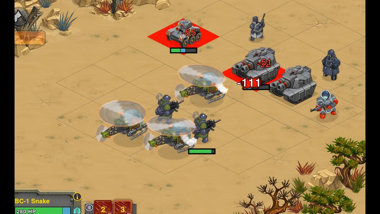 Battle Nations BC-1 Snake Unit In Action