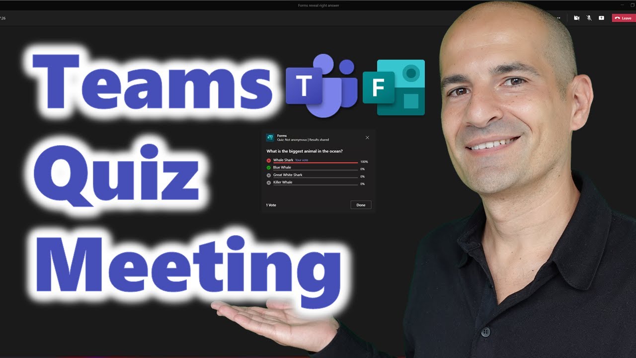 👨‍🏫 How to display a Quiz in Microsoft Teams during a meeting
