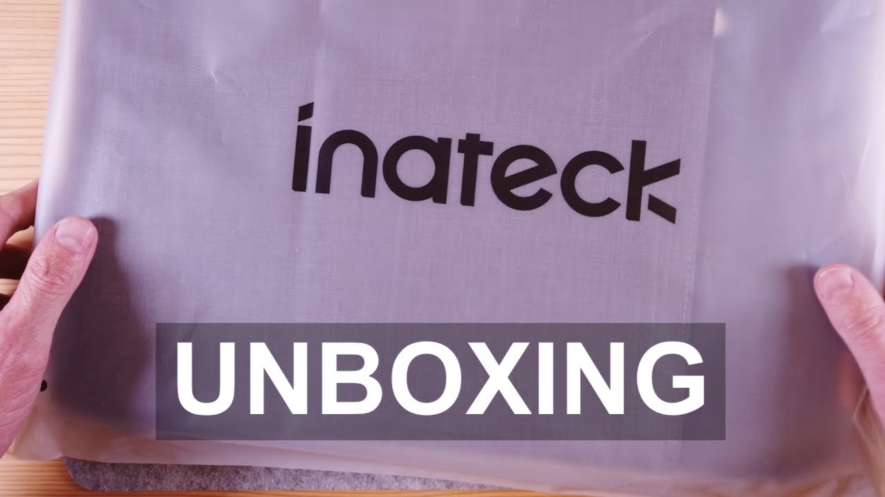 Inateck EdgeKeeper 360 laptop bag 16 inch Unboxing