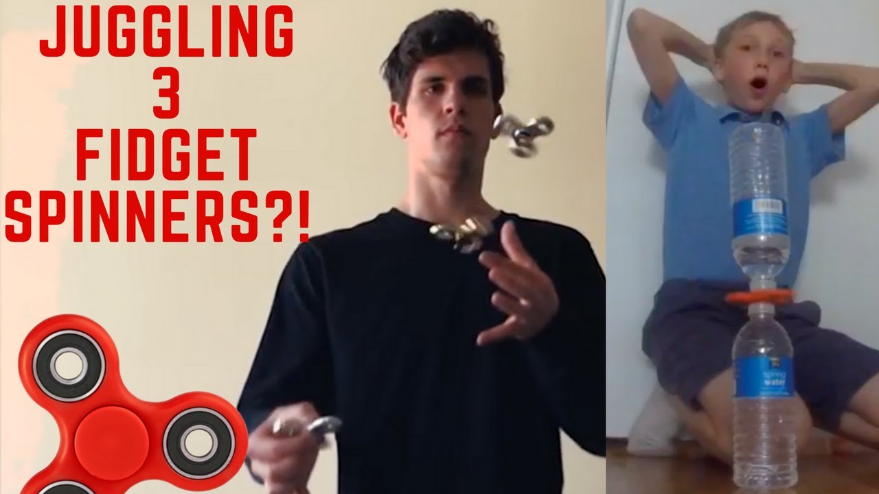 INSANE Fidget Spinner Tricks, Juggling, and Trick Shots!