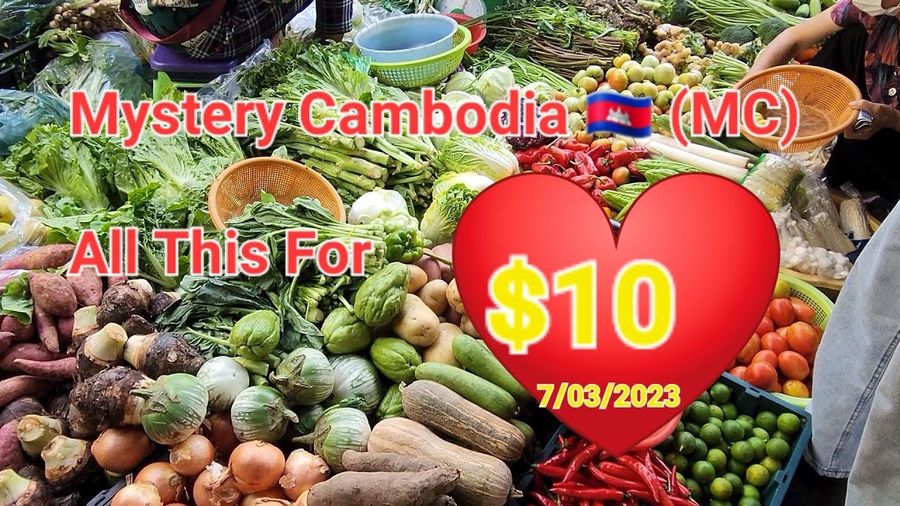 🦘 🇦🇺 🇰🇭 Feeding You Or your family For Less than $20 Per Week, Meat, Vegetables, Eggs( Cambodia) 🇰🇭