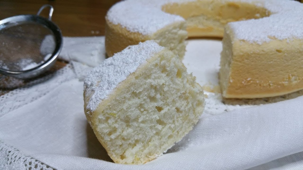 Ciambella solo albumi, senza latte e senza burro, SOFFICISSIMA