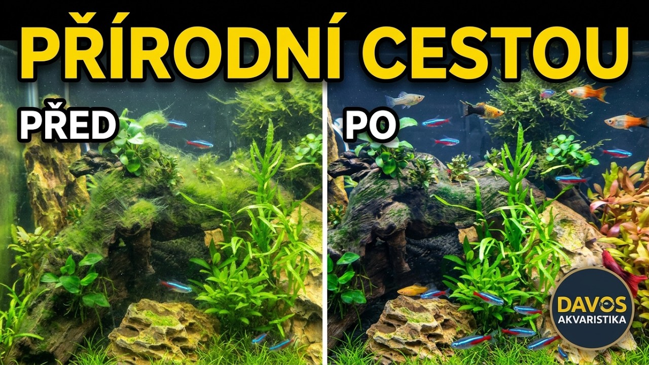 Jak se zbavit řasy v akváriu přírodní cestou