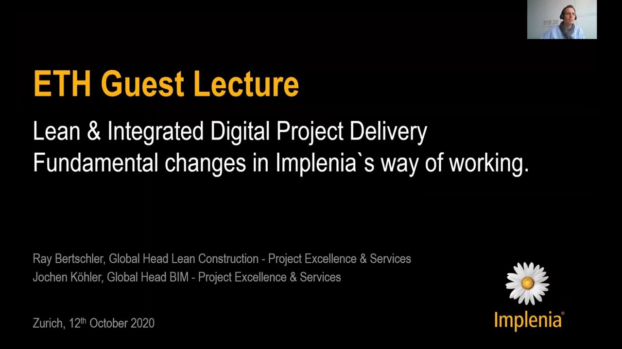 2020 – Implenia: Fundamental changes in Implenia's way of working – R. Bertschler and J. Köhler