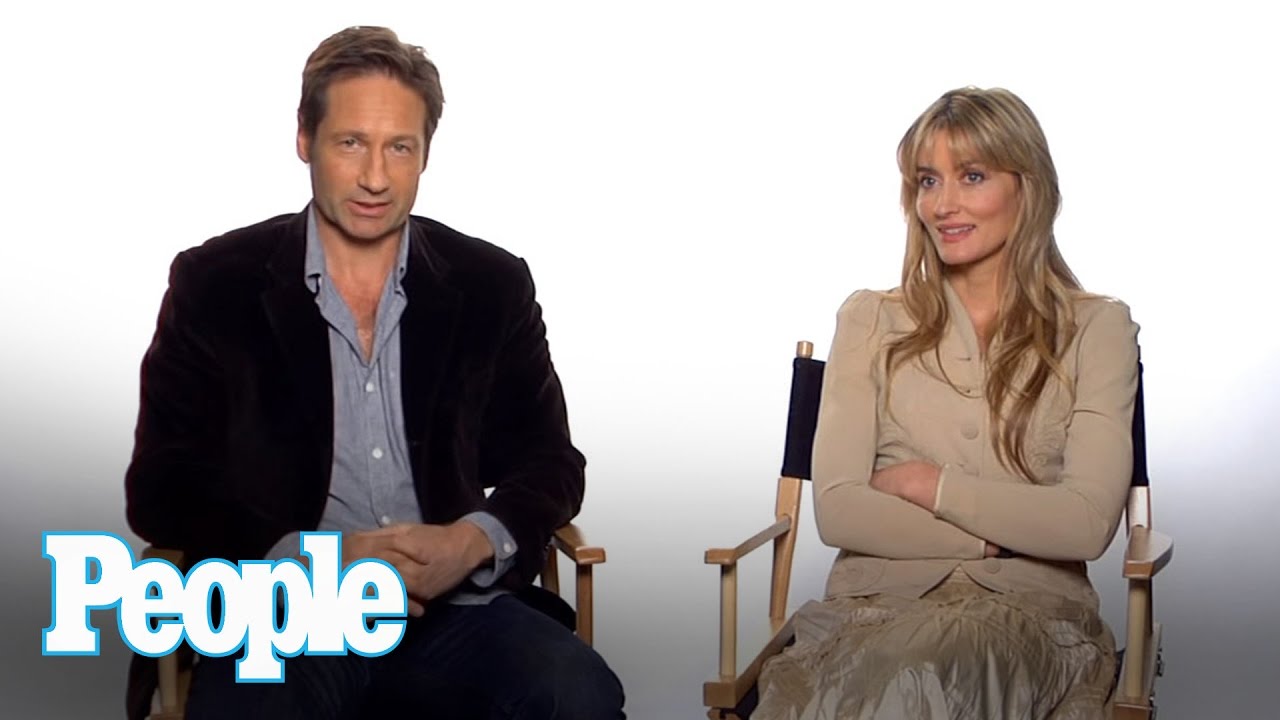 David Duchovny & Natascha McElhone Talk 