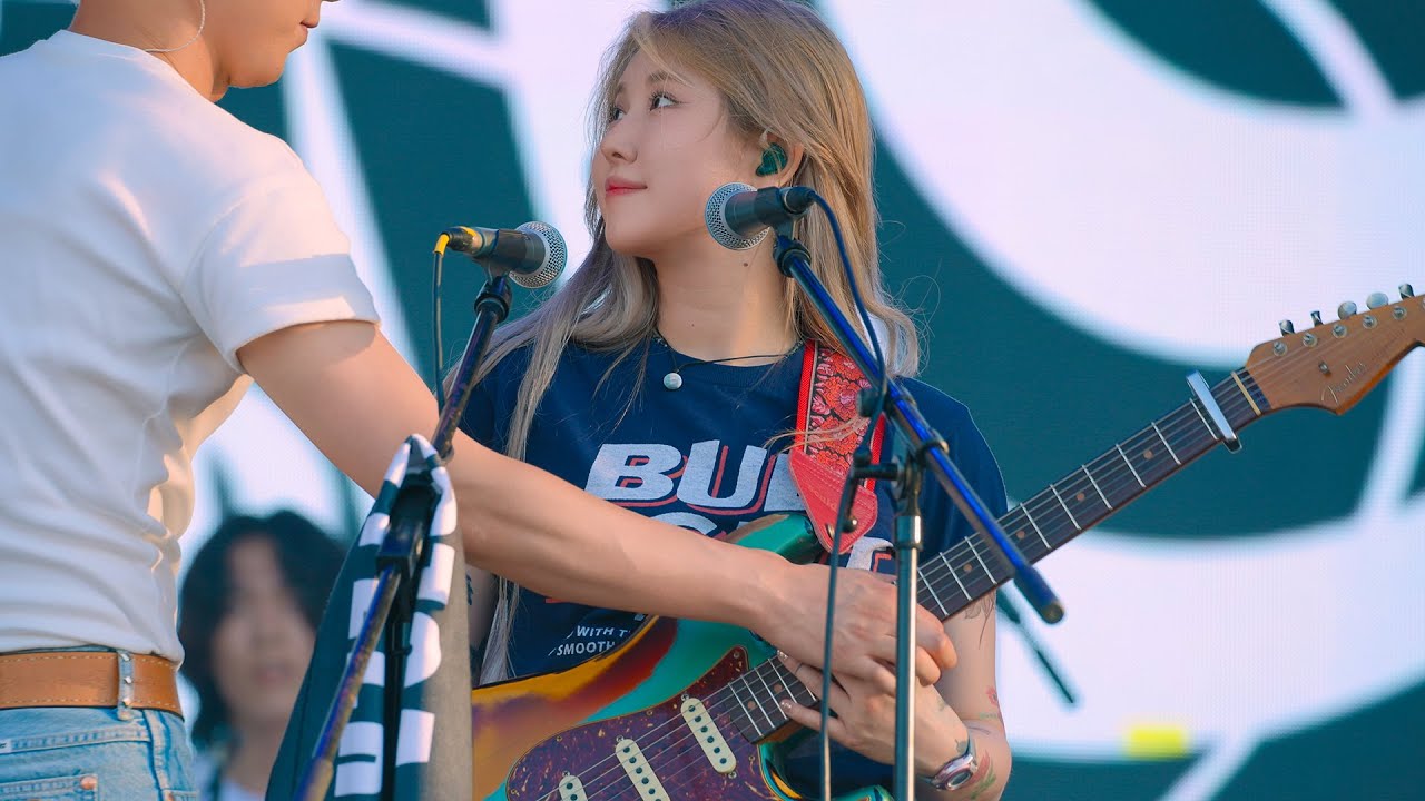 230804 백예린 I 더 발룬티어스 'Let me go!' 직캠 The Volunteers fancam 가사 자막 해석 @ 인천 펜타포트 락 페스티벌 by Jinoo