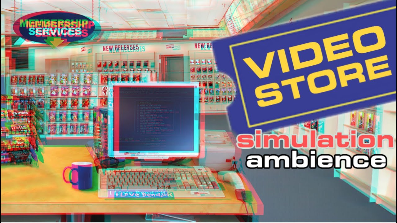 Blockbuster Music Playlist -  ASMR Video Store Simulation Ambience