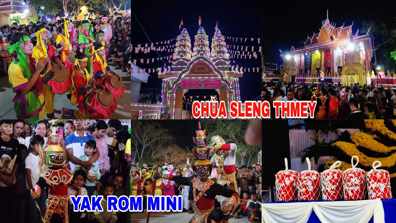TV24H | Quay ở chùa sleng thmey múa chằn khmer, yak rom đêm lễ khánh thành kiết giới sima 2025