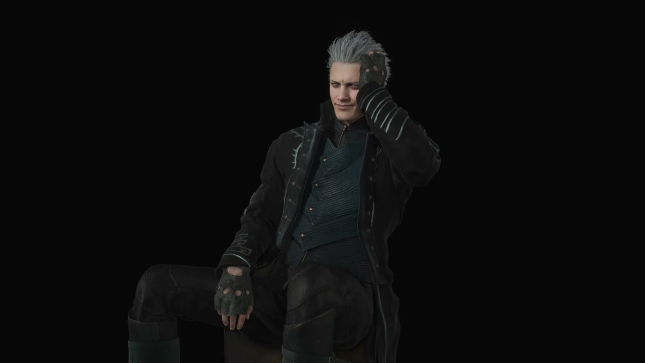 Vergil broke the fourth wall and smiles / Enhanced Model Viewer