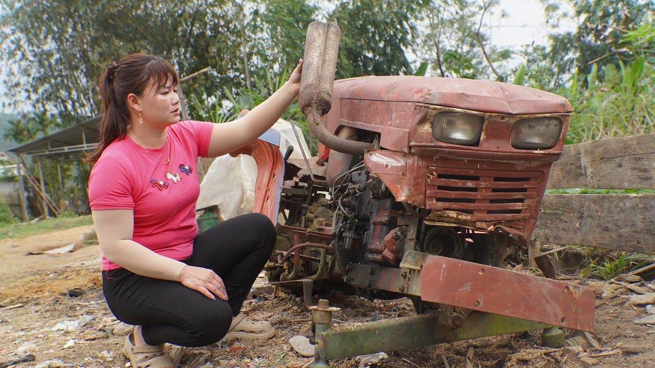 Restoring a 1995 Abandoned Agricultural Machinery | Full Restoration Satisfying ASMR