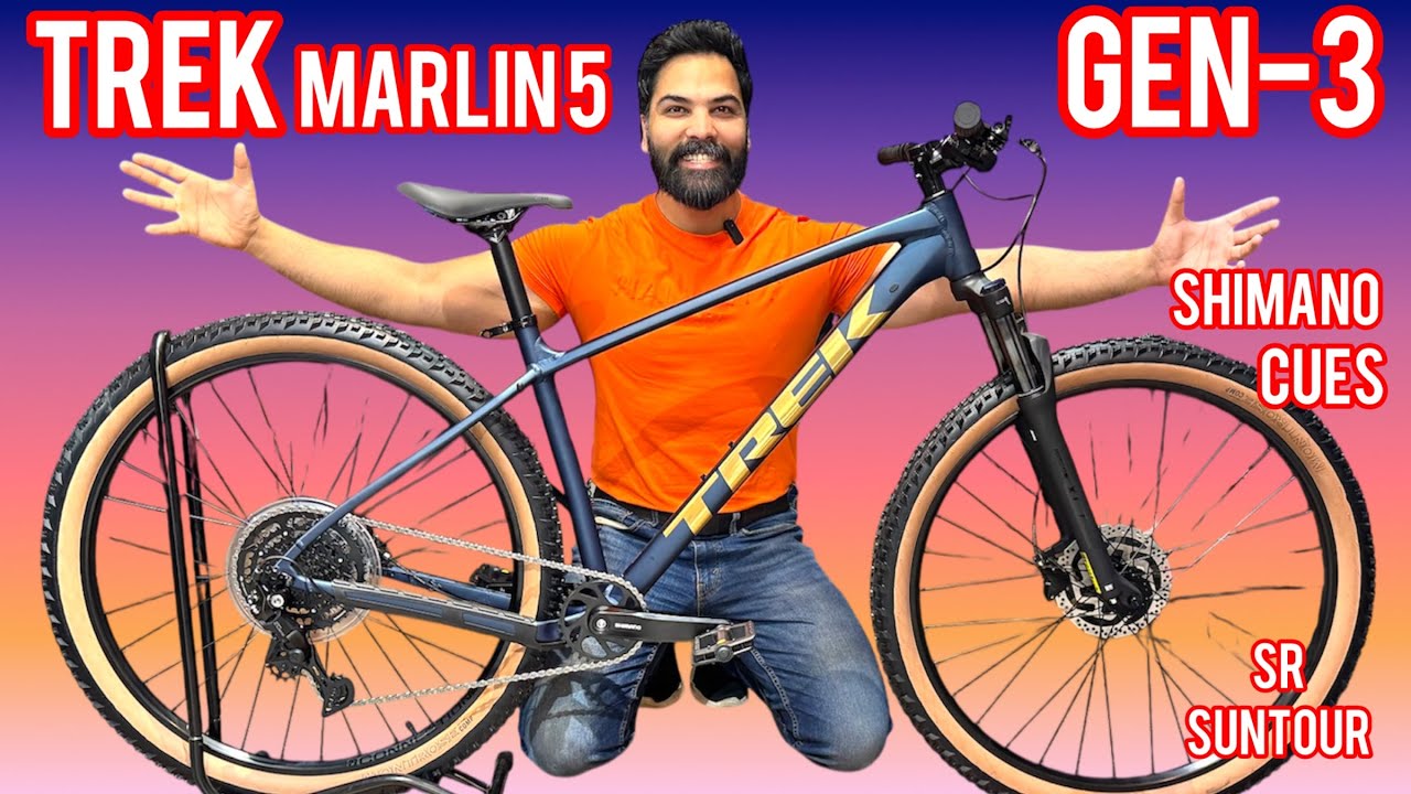 TREK MARLIN 5 GEN 3 full review with shimano cues sr suntour xct30 2026 edition #mtb #bicycle 