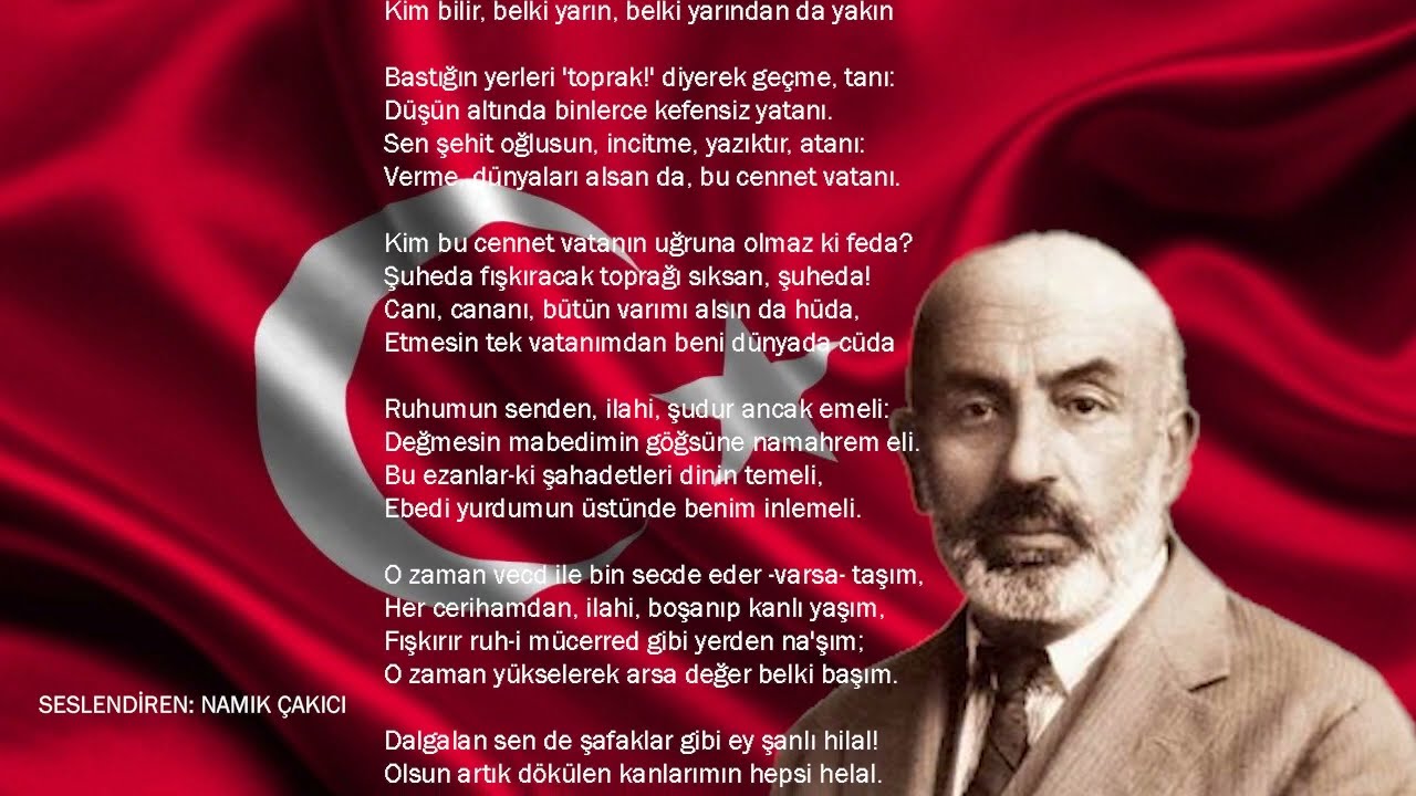 İSTİKLAL MARŞI (ŞİİR) | MEHMET AKİF ERSOY