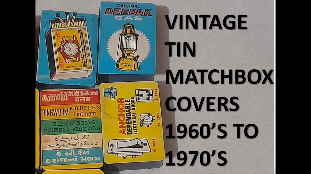 Phillumeny | Tin matchbox covers | Vintage | Hobbies | Collection from 1960's to 1970's