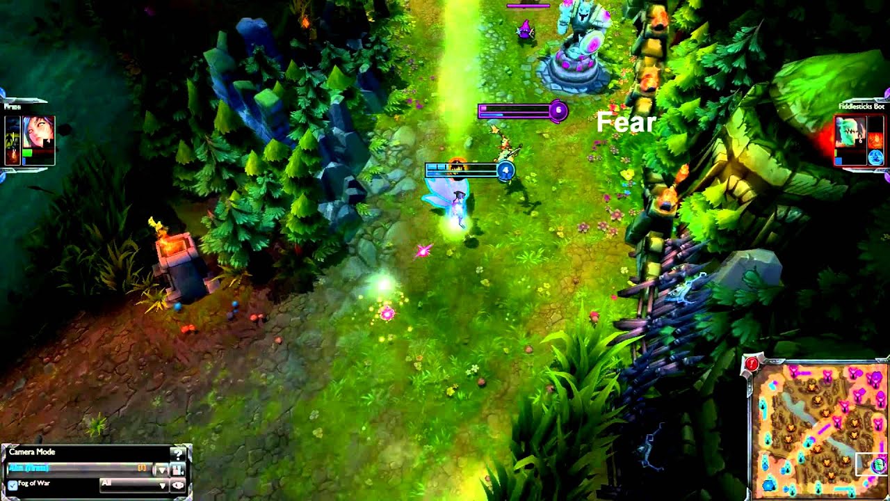 Ahri outplayed by Fiddlesticks bot