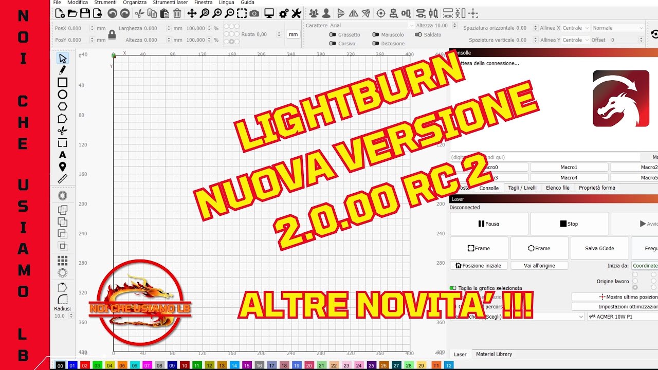 LIGHTBURN 2.0.00 RC2 - ALTRE NOVITA'