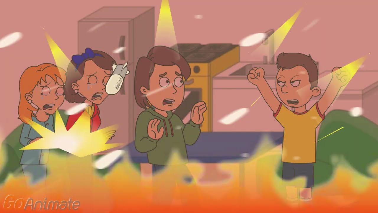 Caillou Saves Doris & Rosie From Boris/Ungrounded boris grounded