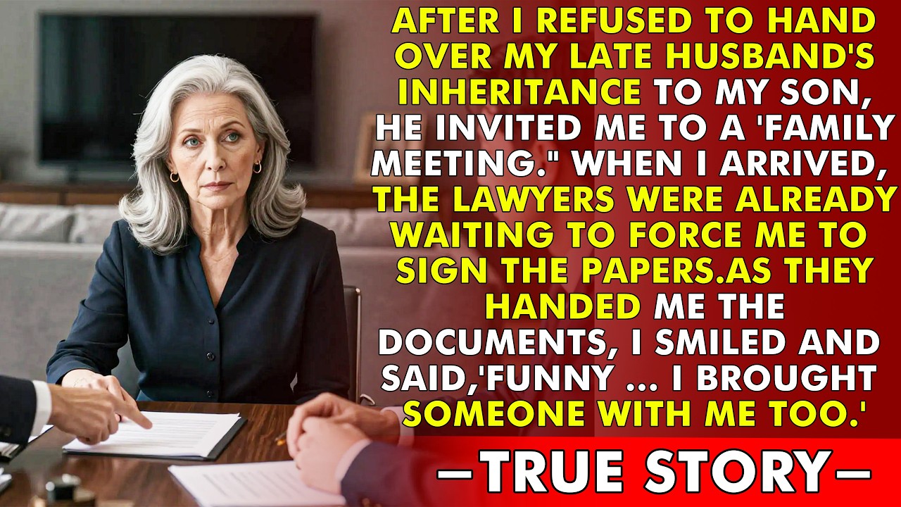 My Son Gathered Lawyers To Take My Inheritance, But I Walked In With Someone Who Changed Everyth