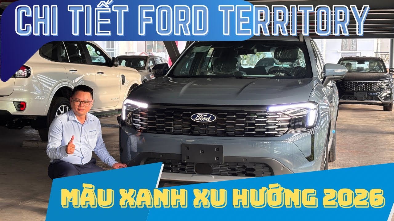 Chi Tiết Ford Territory Màu Xanh Mới Được Ra Mắt Nhiểu Anh Chị Đang Rất Quan Tâm