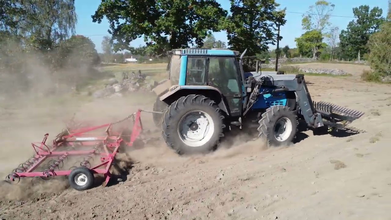 Harvar med Valtra 6200
