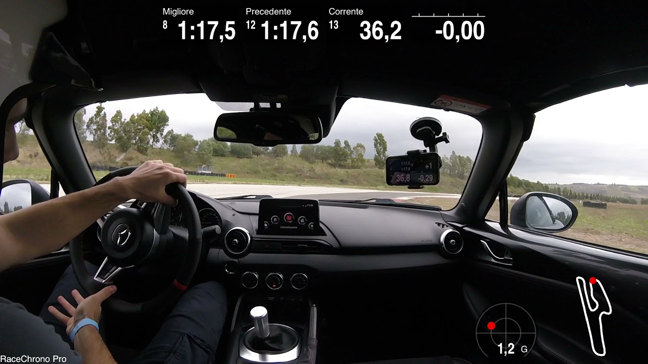 Mx-5 ND2 - Time attack Racalmuto - Best lap 1.17.03