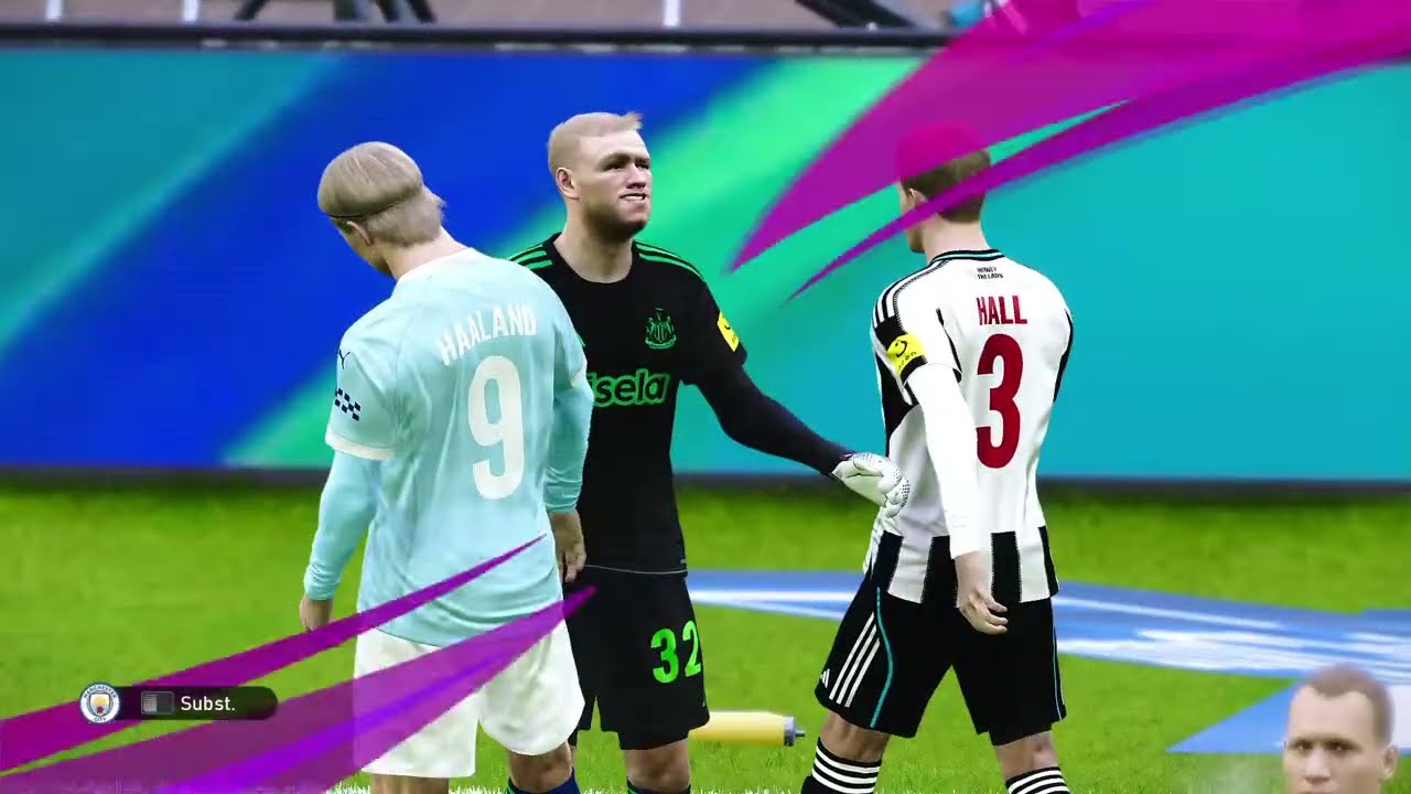 MANCHESTER CITY X NEWCASTLE HABILIDADES SIMULAÇÃO 🕹️-JOGO DE HOJE  ASSISTA AGORA GAMEPLAY PES21 PS5