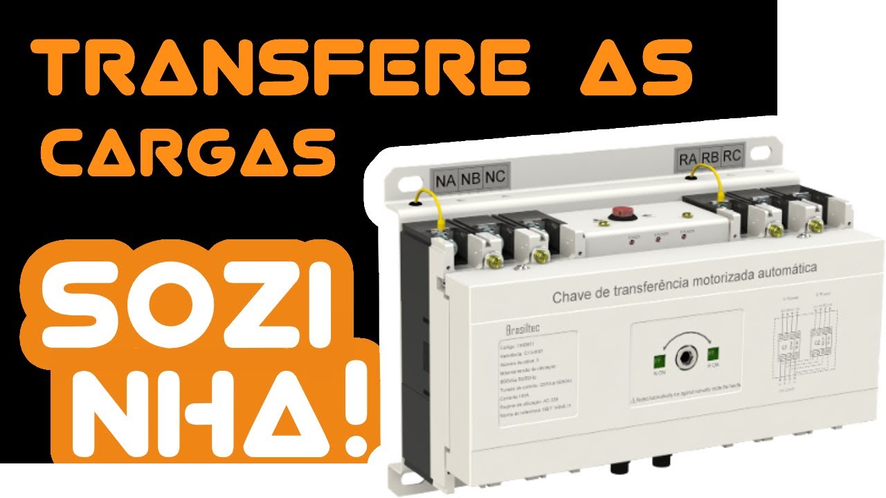 Chave AUTOMÁTICA para transferência de cargas nas indústrias❗