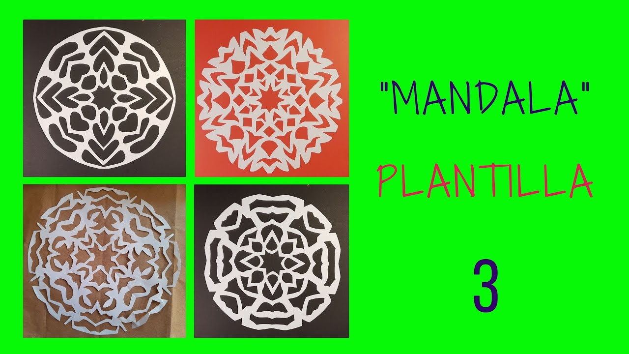 MANDALA 3/ Plantilla/ Arte en la Escuela/  Marita Burbridge Espel