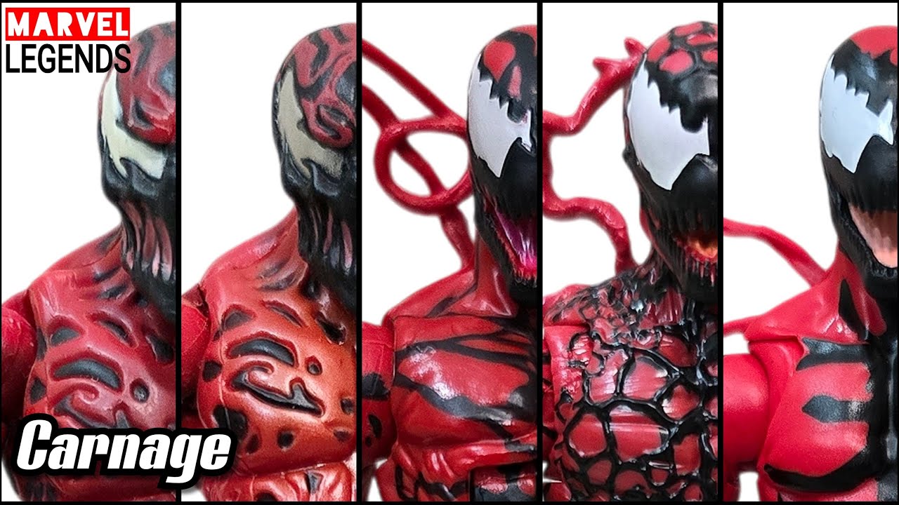 MAXIMUM CARNAGE Marvel Legends Carnage figures!