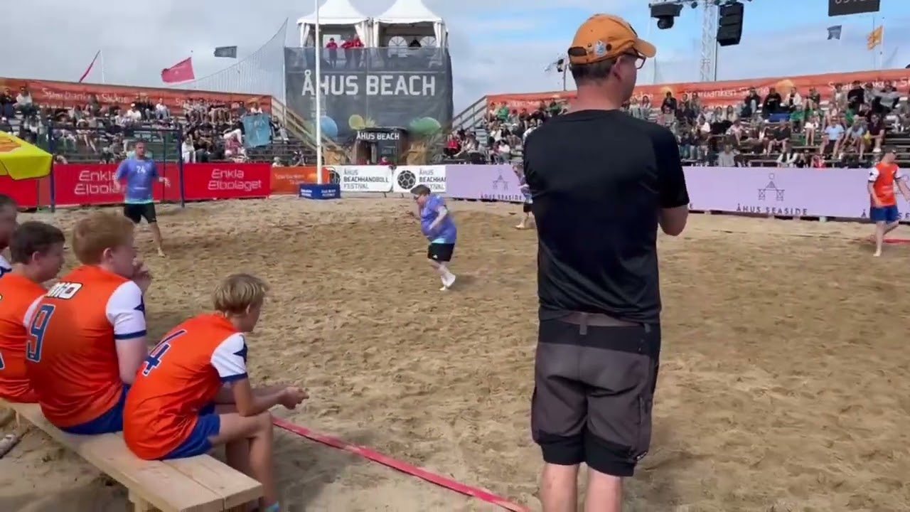 Åhus beachhandboll 2025.  Del 4. Matcher och final.