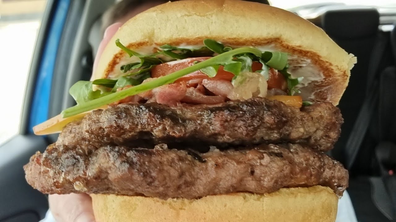 Gourmet King Steakhouse Aberdeen Angus Burger King Rated 4K UK food review super size Doubled