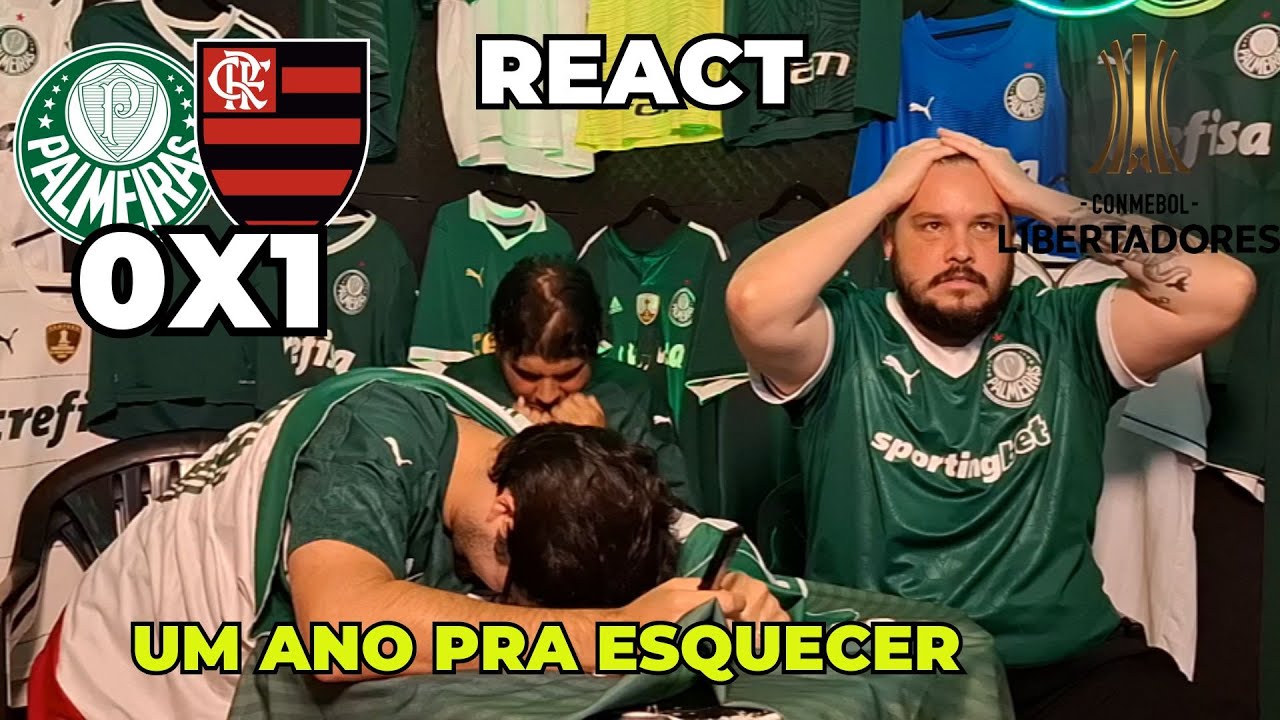 REACT PALMEIRAS 0X1 FLAMENGO | FLAMENGO É TETRA E NÓS SOMOS VICES - FINAL DA LIBERTADORES 2025