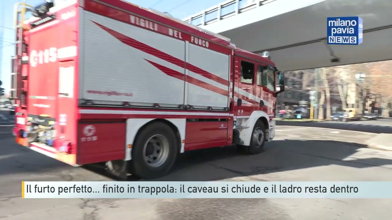 Il furto perfetto... finito in trappola: il caveau si chiude e il ladro resta dentro