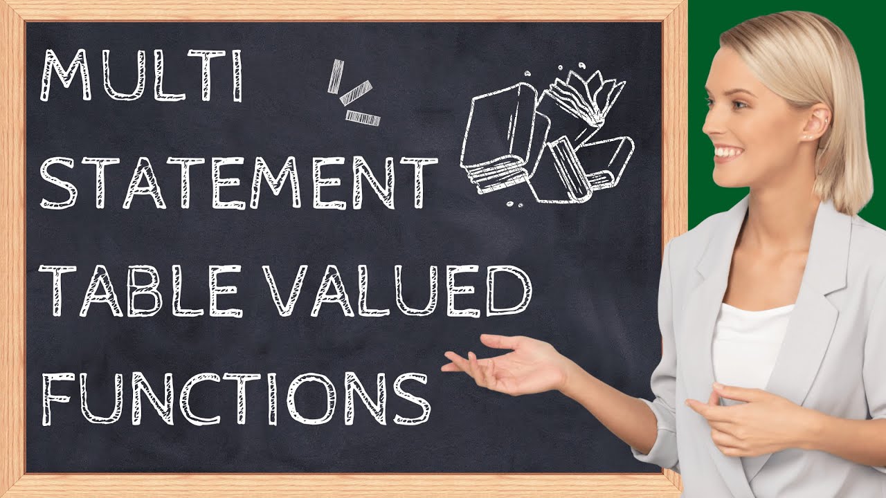 How to use Multi Statement Table Valued Function ? User Defined Functions Part -05