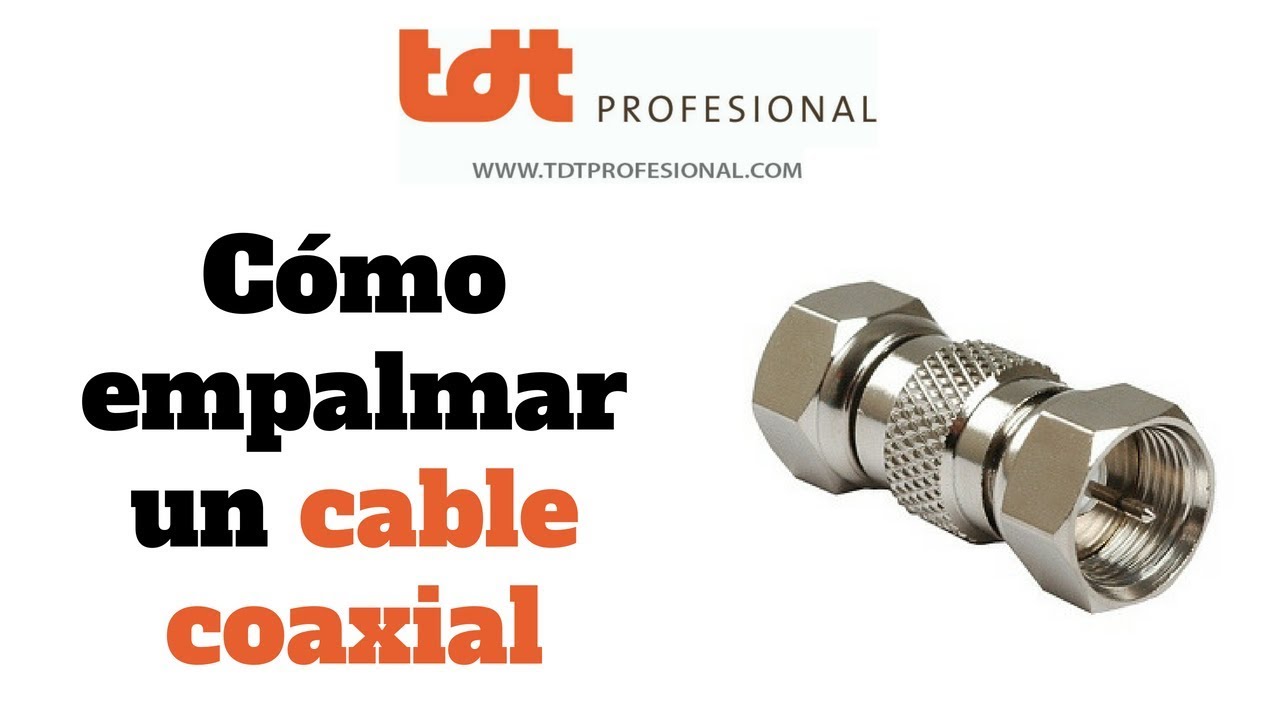 Cómo empalmar correctamente un cable coaxial