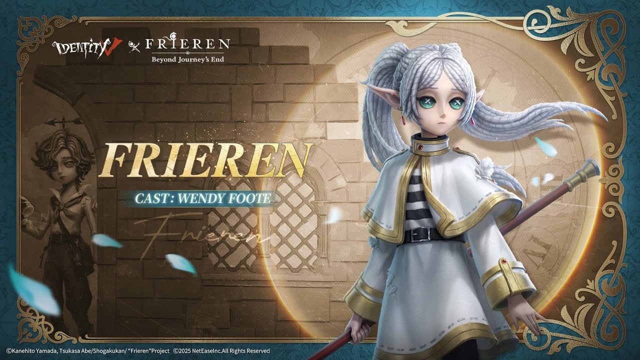 Nhà Khí Tượng Học “Frieren” Và Phụ Kiện Vàng “Sách Đạo Thuật” | Fieren Crossover | Identity V