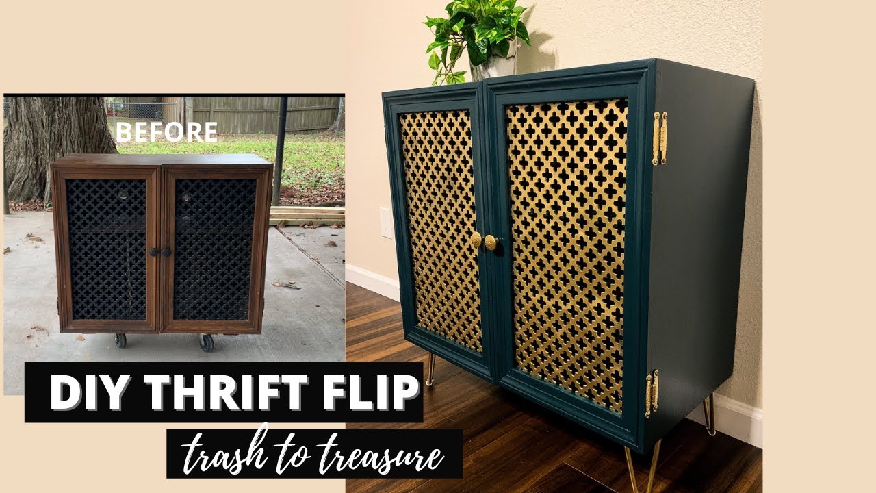 DIY|Thrift Flip| Trash to Treasure| Furniture Transformation