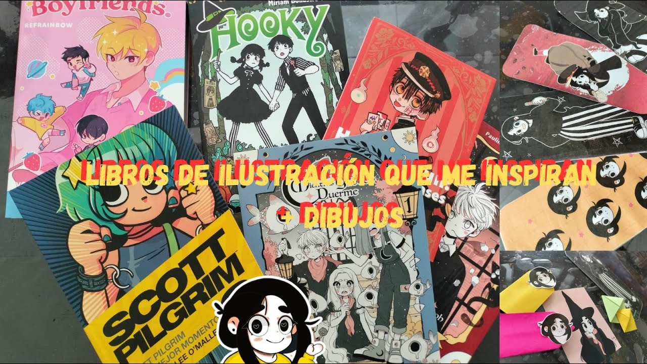 Mi coleccion de libros ilustrados que me INSPIRAN + MIS DIBUJOS  💛💛