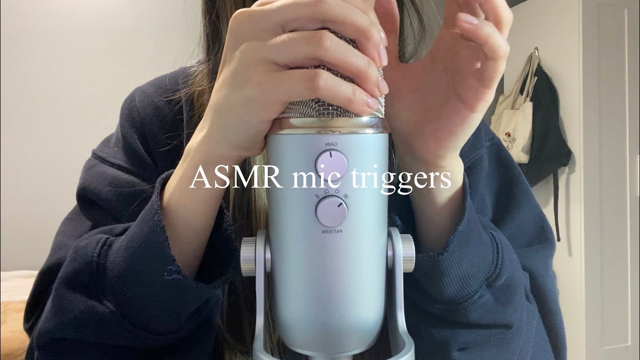 trying ASMR again - ASMR mic triggers