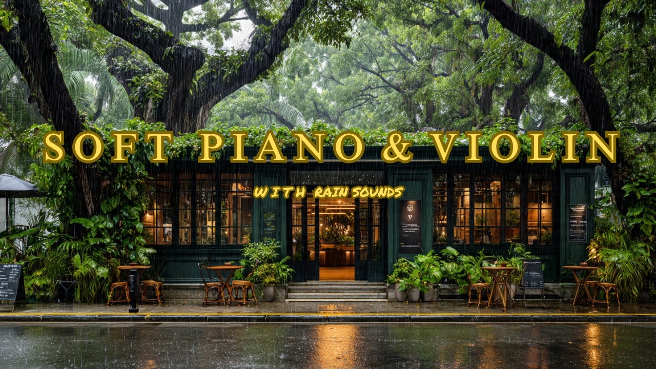 Healing Sleep Music | Rain, Piano & Violin
