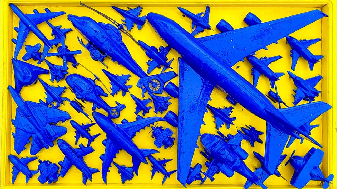 Pesawat Warna-Warni⁉️Pesawat Garuda, B1-Bomber, Helicopter Apache,RC Plane Shukoi SU27, F6F Hellc4t