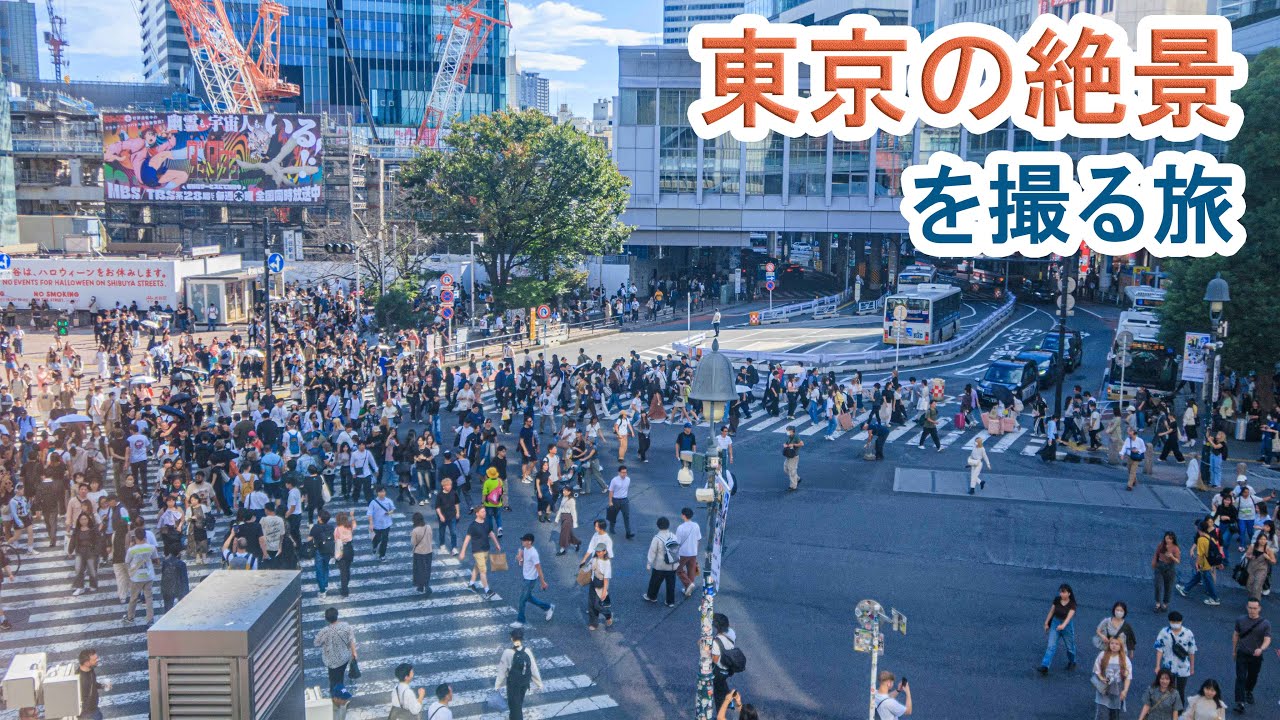 Vlog 久しぶりに東京に来たら観光客多すぎて絶句した　渋谷スクランブル交差点｜新橋｜日乃屋カレーThe famous Shibuya crossing