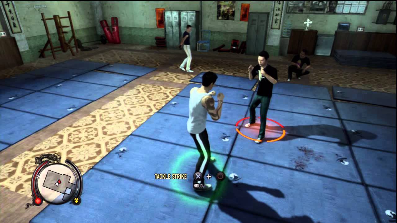 Sleeping Dogs - Rewards Unlocked: Martial Arts School Tackle Strike Unlocked HD Gameplay PS3