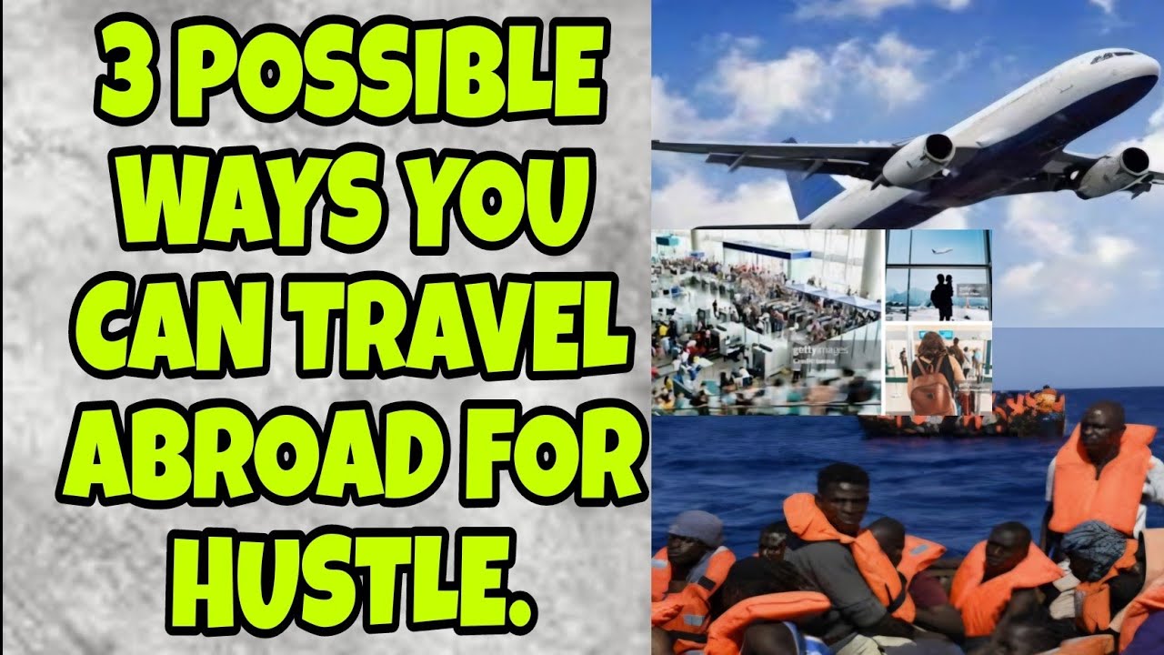 3 POSSIBLE WAYS TO TRAVEL ABROAD || YOUR EFFORTS DETERMINS IT.