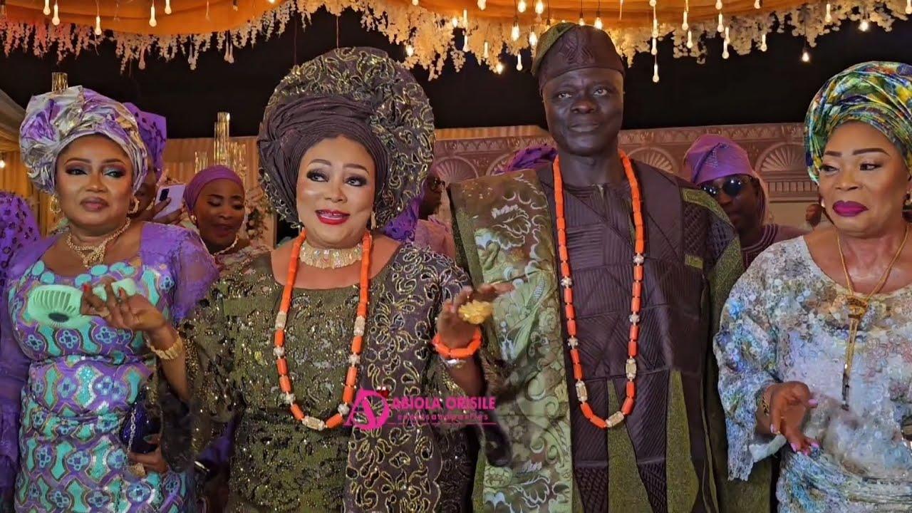 Governors, Naija money Bags steps out in style for Popular Lagos Socialites Alh. Montai's daughter.