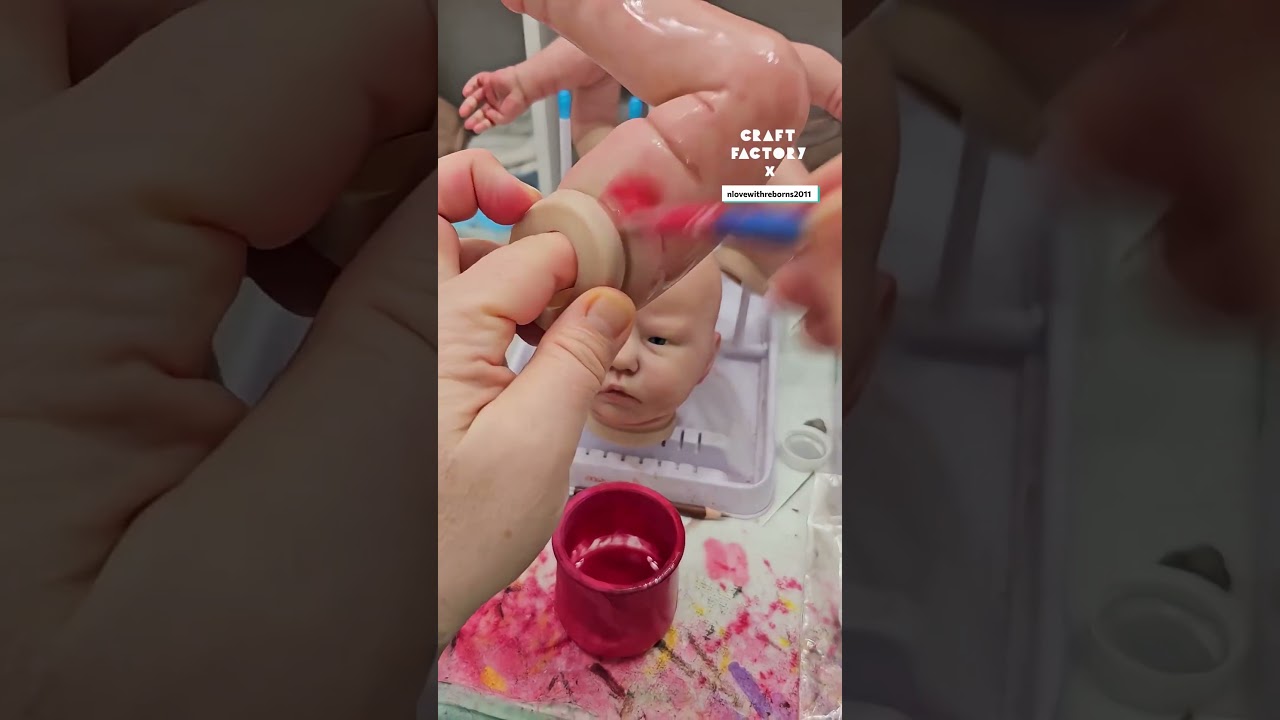 Painting My Reborn Doll 😲