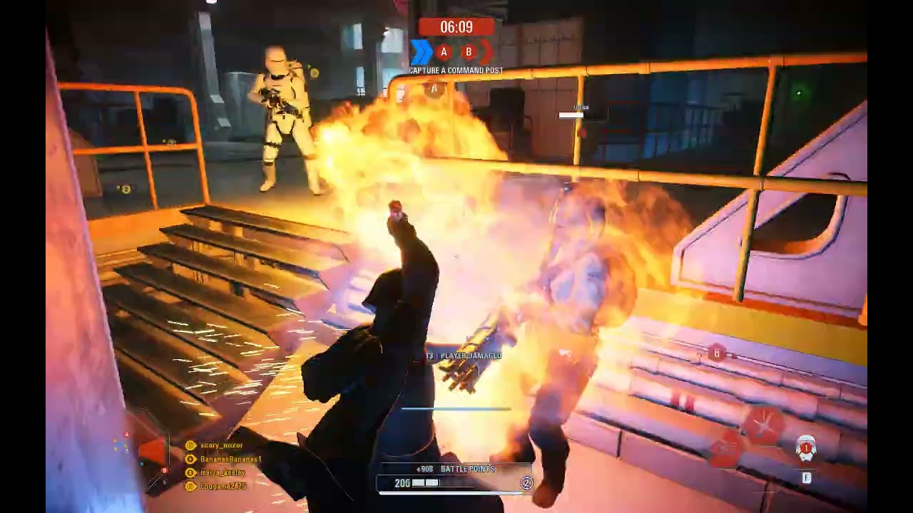 Star Wars Battlefront 2 516 - Lv 80 Kylo Ren Co-Op Win